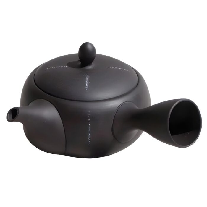 Kyusu-Teekanne Dot kuro 320 ml Handmade 1