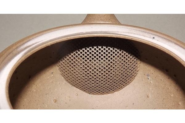 Kyusu Teekanne Yakishime Asamaru 350 ml Handmade 3