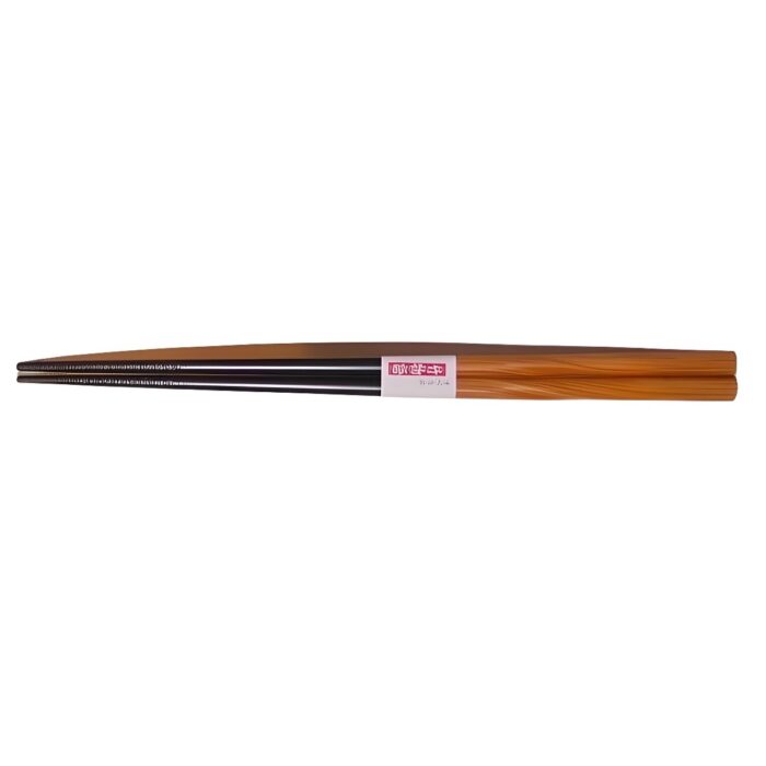 ohashi nejiri kuro unterteil schwarz oberteil bambus natur gedreht