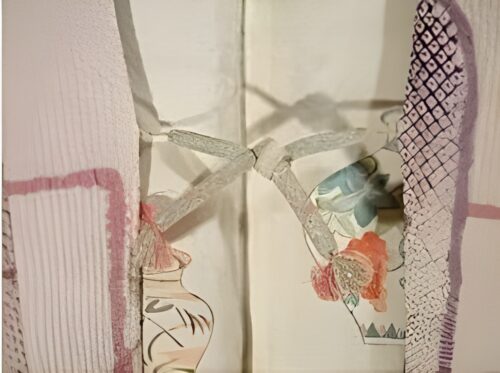 haori shibori antk lila vorderverschluss