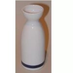 sake set weiss blau karaffe