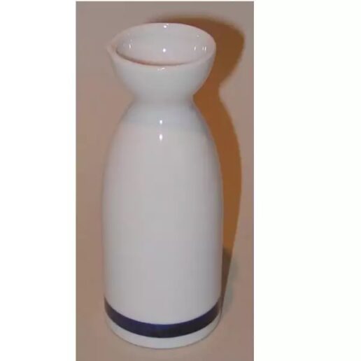 sake set weiss blau karaffe