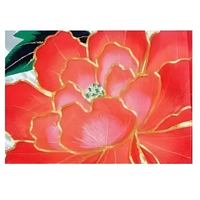 sehr seltener hochzeits kimono peony nah
