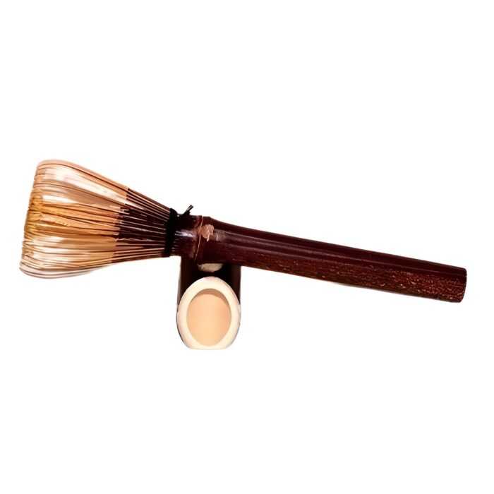 chasen mit halter besen legt auf halter