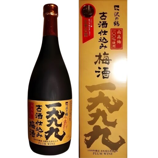 sake sawatsuru umeshu flasche und verpackung