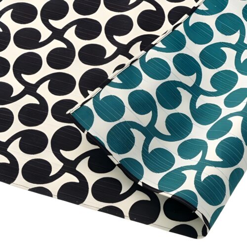 furoshiki pointo black-blue groß muster detail