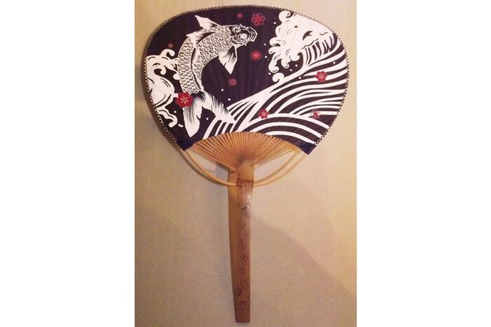 Uchiwa / Fächer "Koi-Nami" (Asien) 2