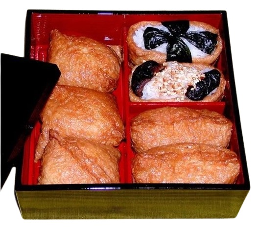 inarizushi in bentobox