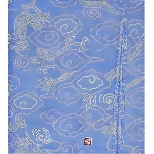 tenugui gefüttert ryu hellblau nah