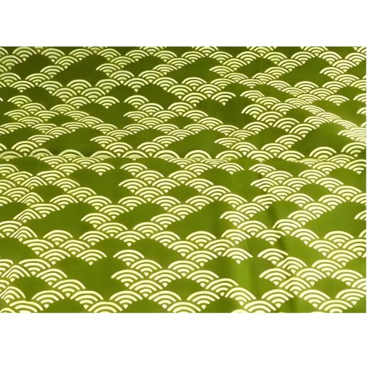 tenugui gefüttert seigaiha midori nah