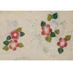 tenugui gefüttert tsubaki shiro cremefarben nah