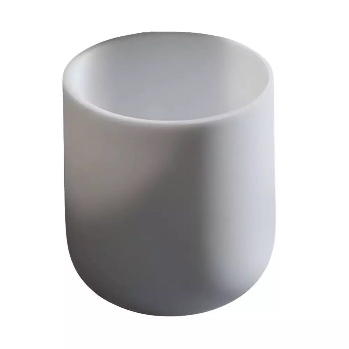 gunomi glas weiss satiniert