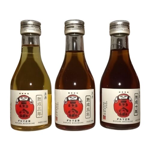 sake daruma aged drei jahrgänge