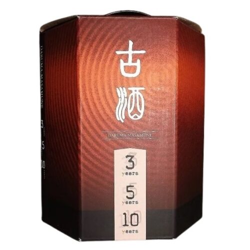 sake daruma aged drei jahrgänge verpackung geschlossen