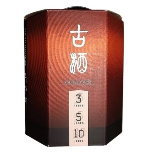 sake daruma aged drei jahrgänge verpackung geschlossen