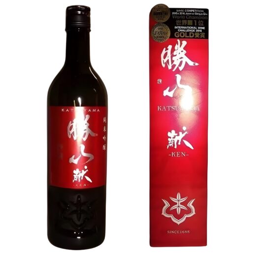 sake katsuyama ken flasche und verpackung