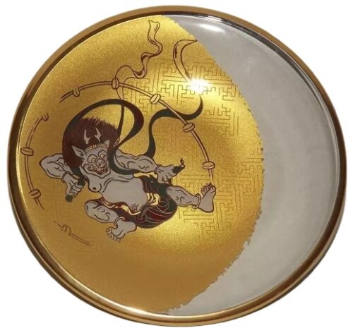 glastellerchen set fujin raijin teller fujin
