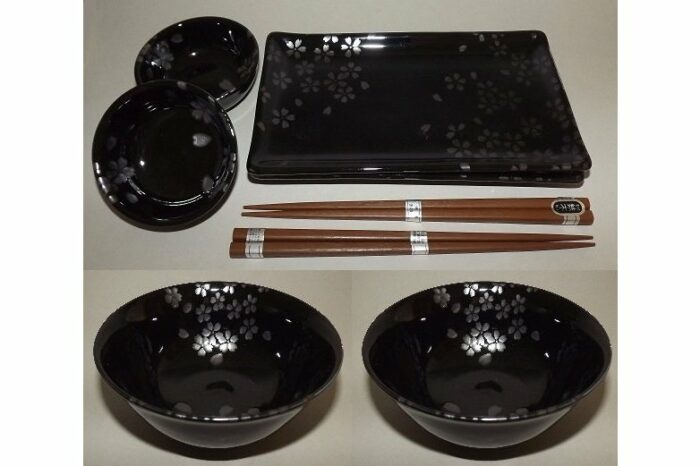 Sushi-/Speise-Set Sakura Ginsai für 2 Personen 1