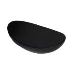 hashioki holz lack schwarz oval leicht gewölbt