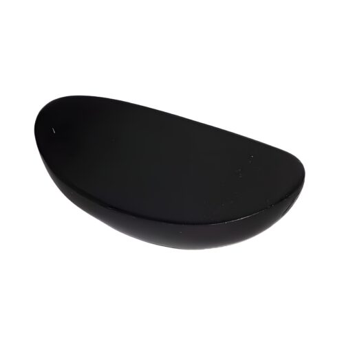 hashioki holz lack schwarz oval leicht gewölbt