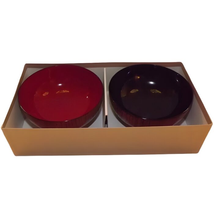 Urushi Lack-Bowls "Tenuri" 1 Paar 1