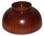 urushi lackbowl tenuri aka unteransicht mit holzmaserung
