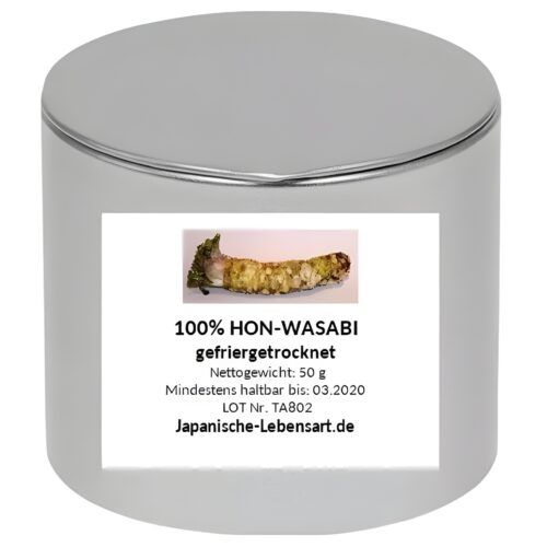 hon wasabi pulver fünfzig gramm dose
