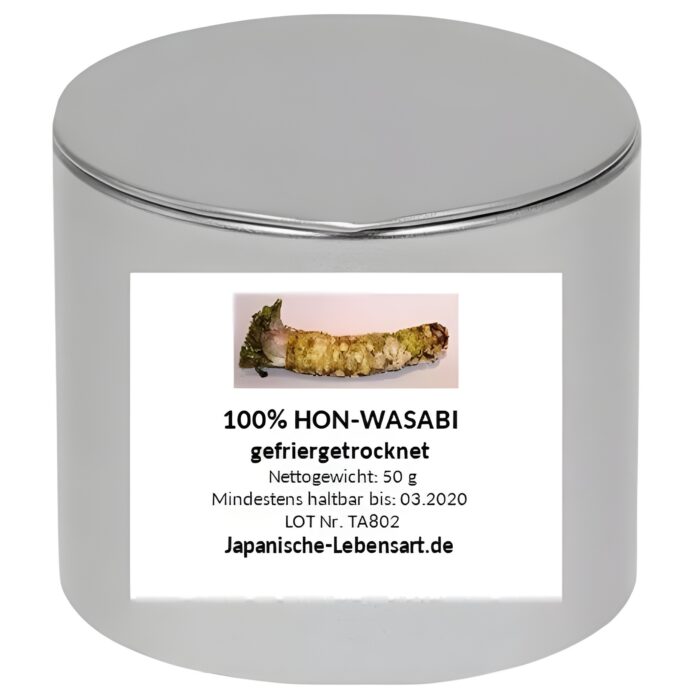 hon wasabi pulver fünfzig gramm dose