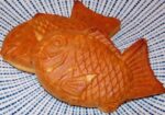 taiyaki pan zwei fertig gebackene taiyaki