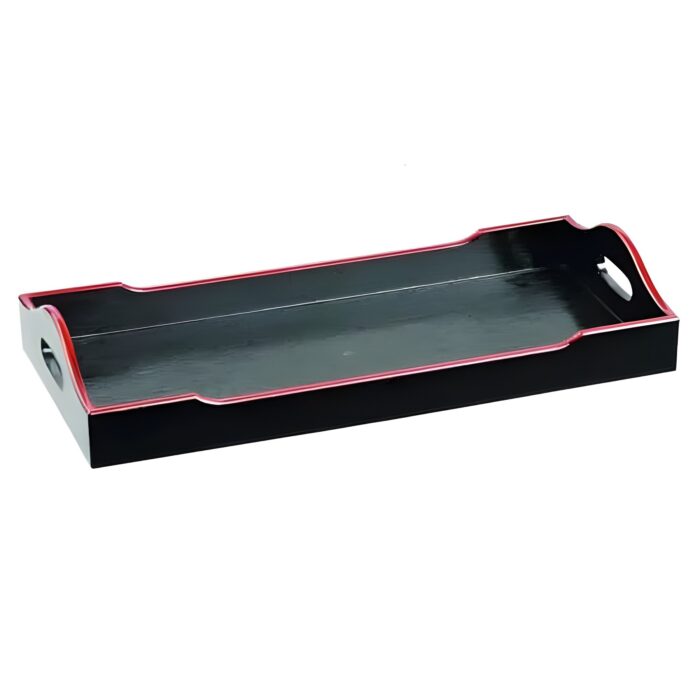 lacktablett mit griffen