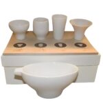 ginomishu sake test set auf kasten