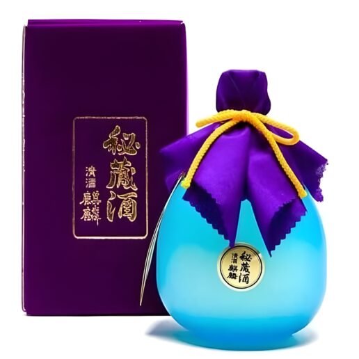 sake kirin hizoshu fünf jahre flasche und verpackung