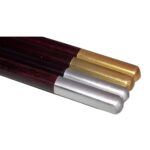 ohashi paar kanetogin enden in gold und silber nah