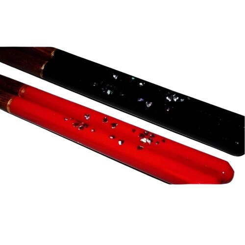 ohashi-paar sakura oberteile schwarz und rot