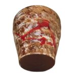 becher fudeakai roter pinselstrich ansicht von schräg unten rechts