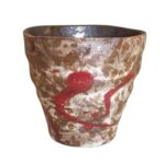 becher fudeakai roter pinselstrich seitenansicht links