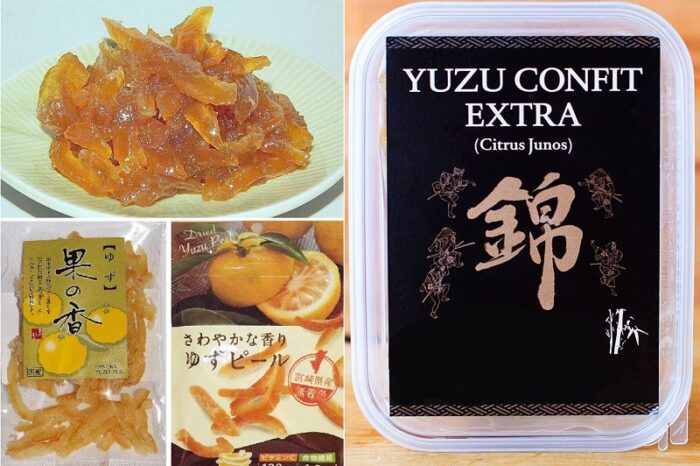 Yuzu Peels 4 verschiedene Größen 1