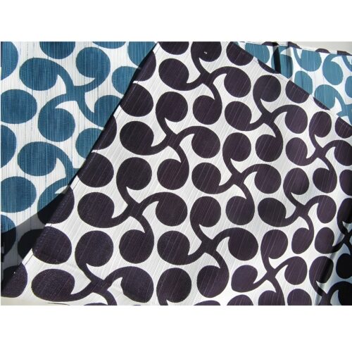 furoshiki pointo deeppurple-blue groß muster ganz nah