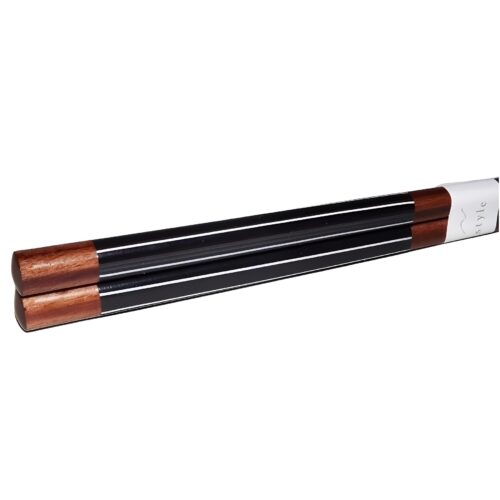 ohashi shima kuro obenl schwarz weiße streifen und kappe braunes holz