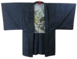 seiden kimono set oshima haori vorderseite