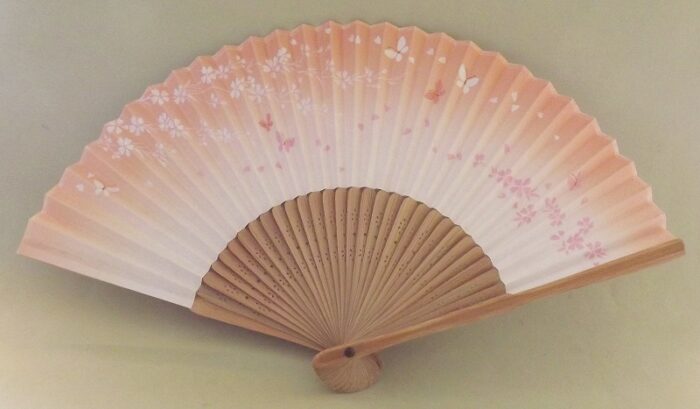 Sensu Sakura shiro-pinku 21cm 1