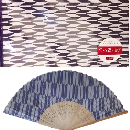 tenugui und sensu yagasuri