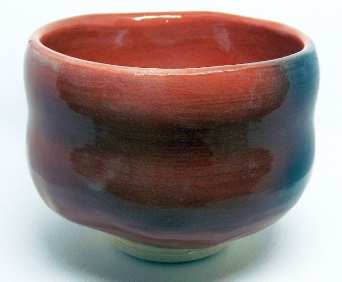 Original japanische Teeschale Nyoku-Raku aka 3