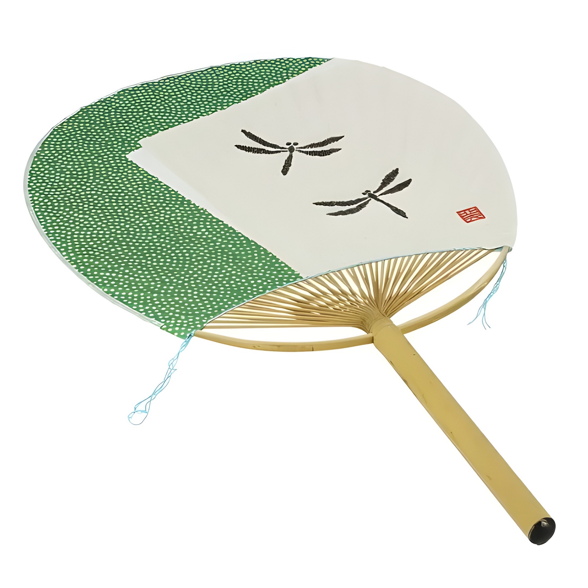 uchiwa tombo midori grüner fächer uchiwa tombo midori grüner fächer