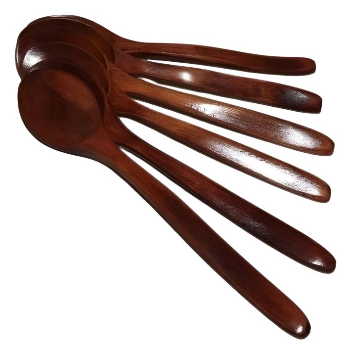 Holz-Löffel 18cm 6er-Pack (Asien) 1