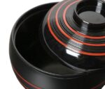 deckelbowl urushi lack dangan groß deckel leicht geöffnet