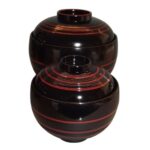 deckelbowl urushi lack dangan groß und klein zusammen