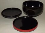 lack deckel bowl sanbu kuro alle 3 teile einzeln nebeneinander