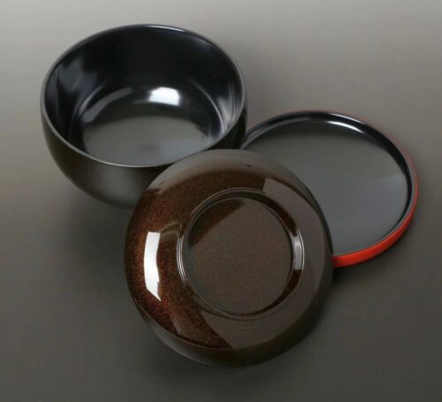lack deckel bowl sanbu kuro alle 3 teile einzeln von oben