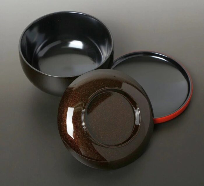 lack deckel bowl sanbu kuro alle 3 teile einzeln von oben